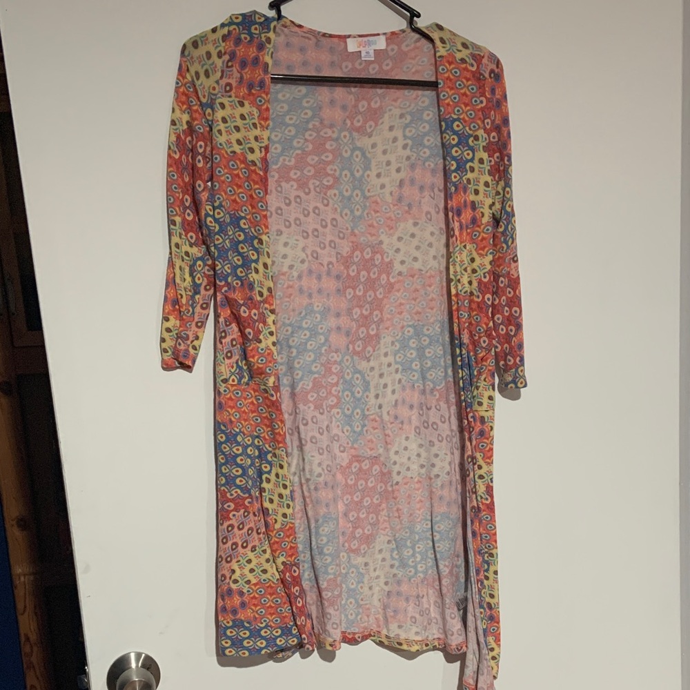 LuLaRoe Multicolor Patterned Cardigan